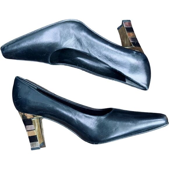 J. CREW MARC FISHER PROXY Bundle Lot of 4 Pairs of Shoes Pumps Heels Flats Leath - Picture 4 of 10